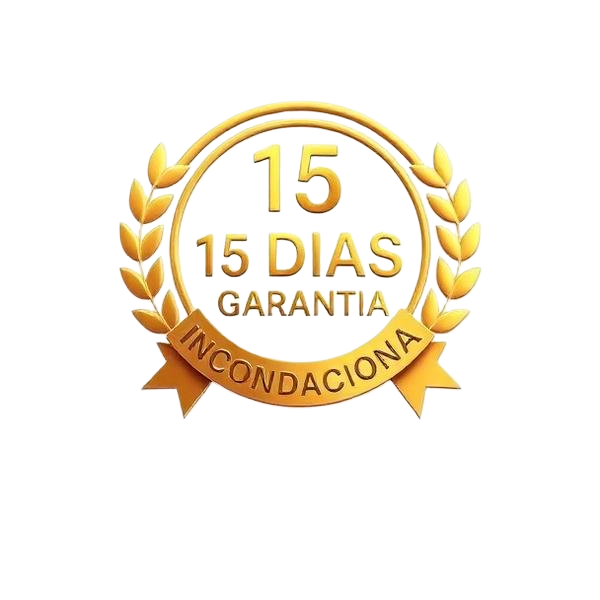 Selo de garantia incondicional de 15 dias